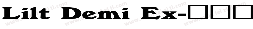 Lilt Demi Ex字体转换